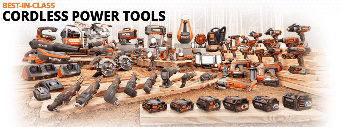 Ridgid Nail Gun - Cordless Tools Ridgid Nail Gun - Cordless Tools