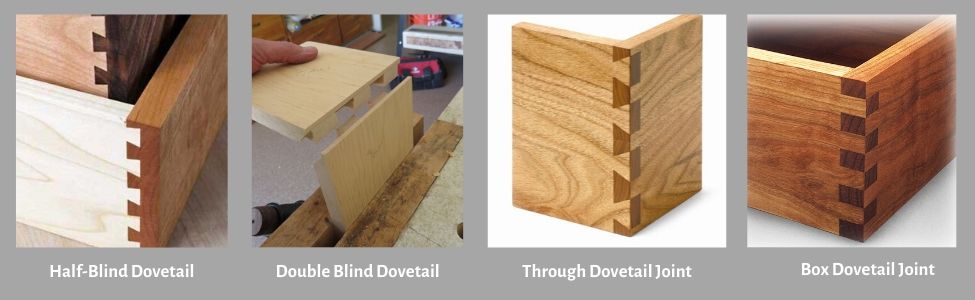 Different Types of Dovetail Different Types of Dovetail