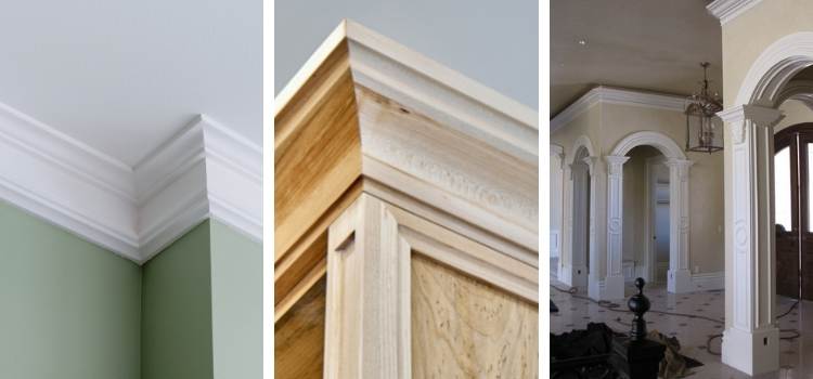 Uses of crown molding in different locations