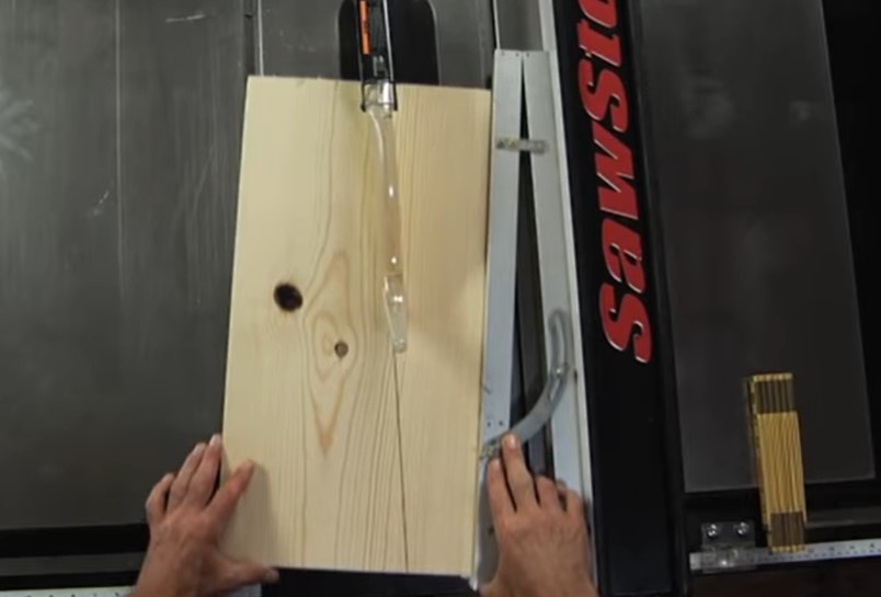 Cutting angles with a table saw is challenging