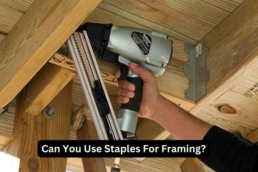 Can you use staples for framing