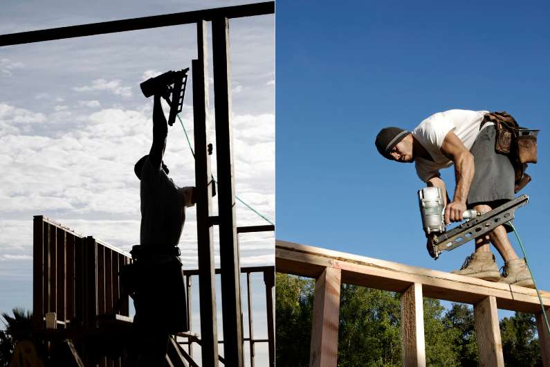 Nail Guns and Construction of Houses