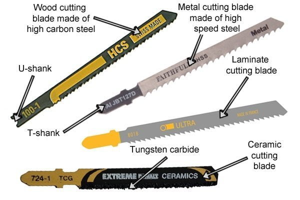 types of jigsaw blades