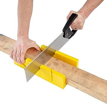 how to use a back saw and miter box