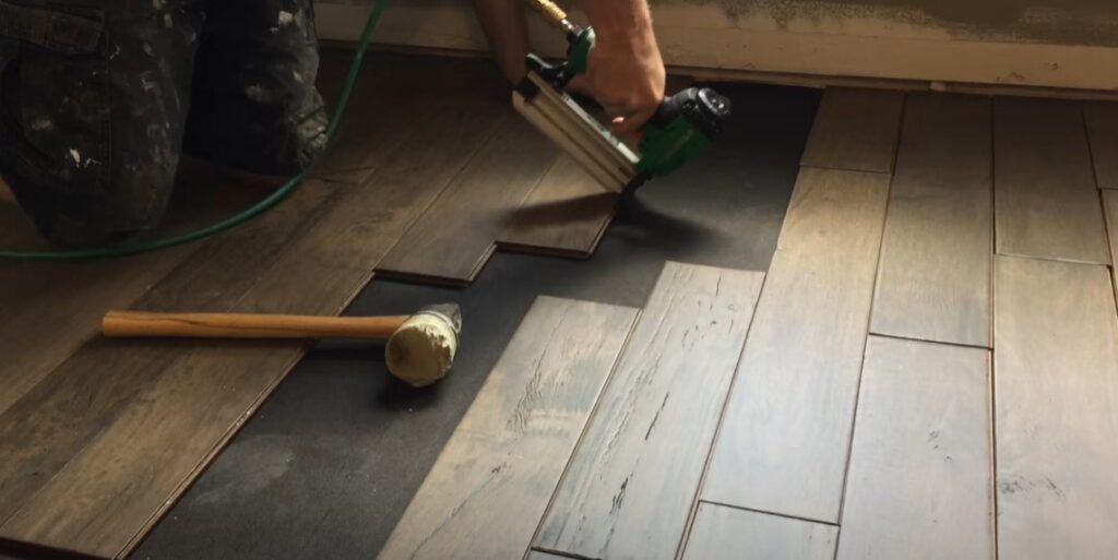 Can You Use A Nail Gun On Laminate Flooring