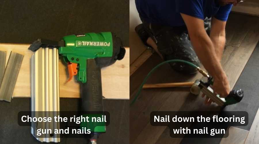 Steps for Using A Nail Gun On Laminate Flooring