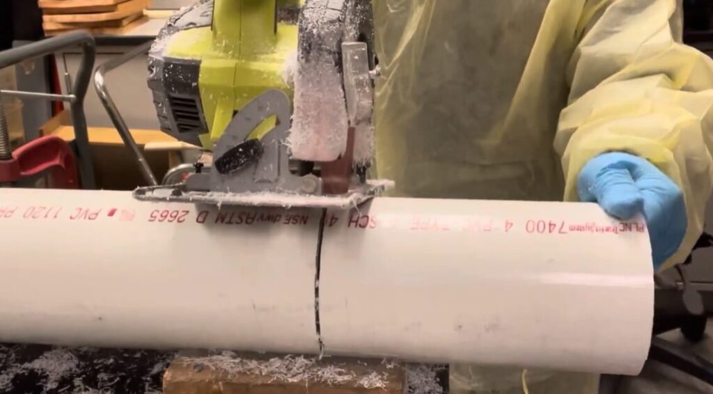 How To Cut 4 Inch PVC Pipe