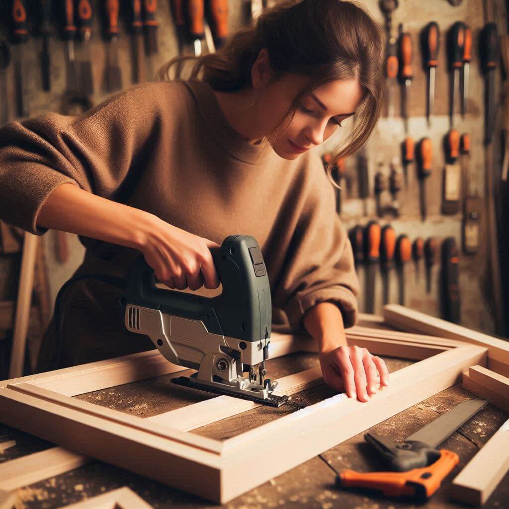 Create a Picture Frame using a Jigsaw