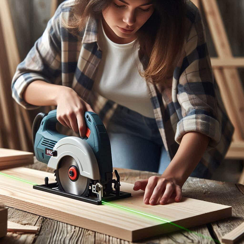 How To Use Ryobi Circular Saw With Laser