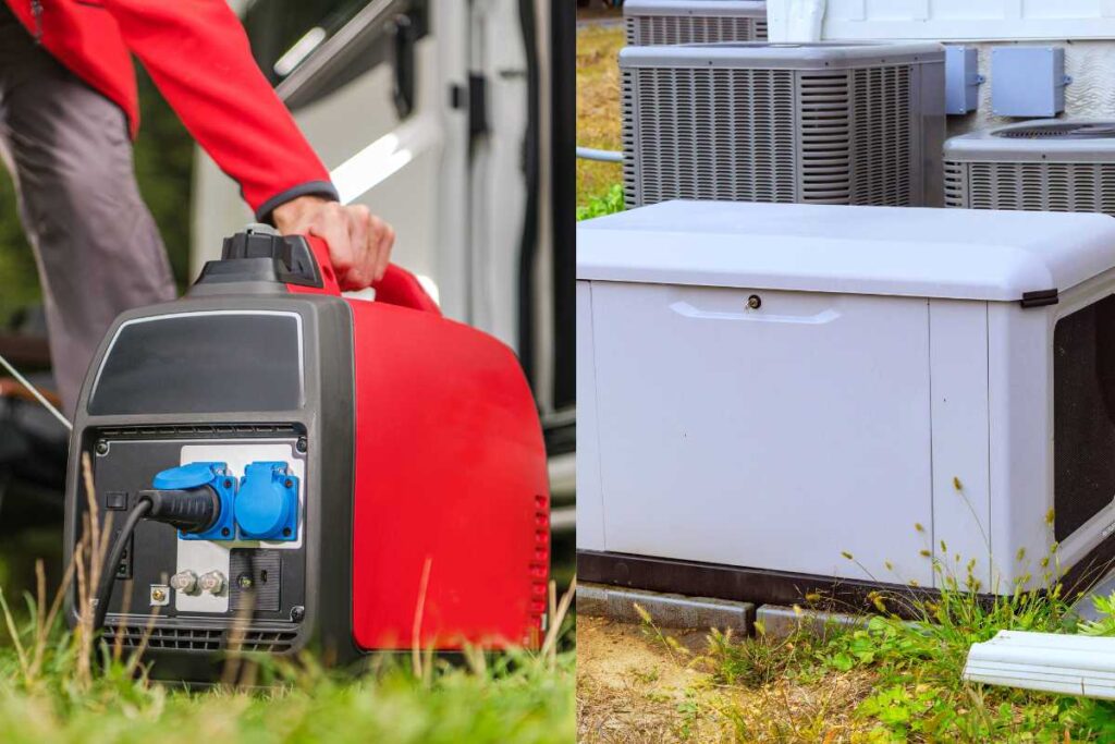 Portable vs standby generator