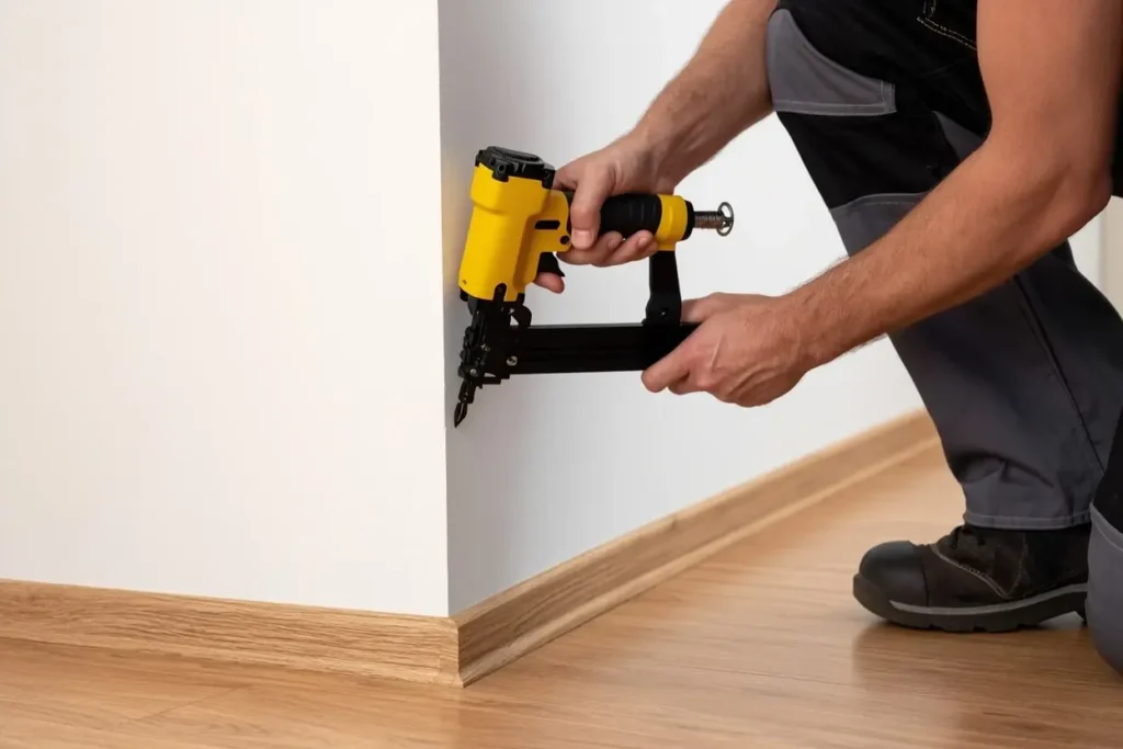 Can you use a finish nailer for baseboards